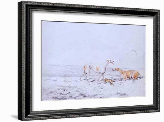 Coursing, A Pair (Watercolour)-Henry Thomas Alken-Framed Giclee Print