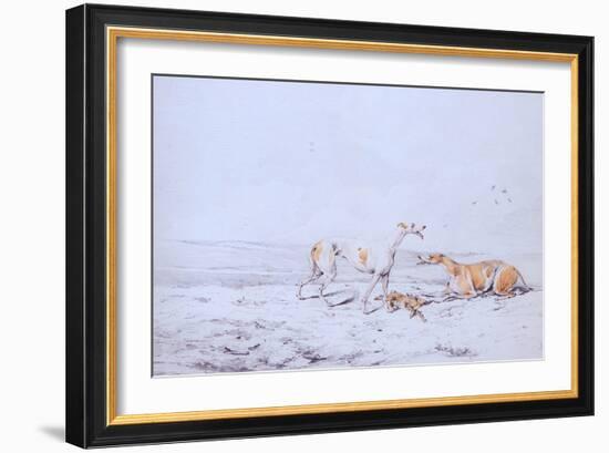 Coursing, A Pair (Watercolour)-Henry Thomas Alken-Framed Giclee Print