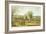 Coursing - a View of Hatfield Park, Engraved by James Pollard (1797-1867)-James Pollard-Framed Giclee Print