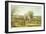 Coursing - a View of Hatfield Park, Engraved by James Pollard (1797-1867)-James Pollard-Framed Giclee Print