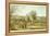 Coursing - a View of Hatfield Park, Engraved by James Pollard (1797-1867)-James Pollard-Framed Premier Image Canvas