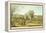 Coursing - a View of Hatfield Park, Engraved by James Pollard (1797-1867)-James Pollard-Framed Premier Image Canvas