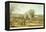 Coursing - a View of Hatfield Park, Engraved by James Pollard (1797-1867)-James Pollard-Framed Premier Image Canvas