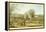 Coursing - a View of Hatfield Park, Engraved by James Pollard (1797-1867)-James Pollard-Framed Premier Image Canvas