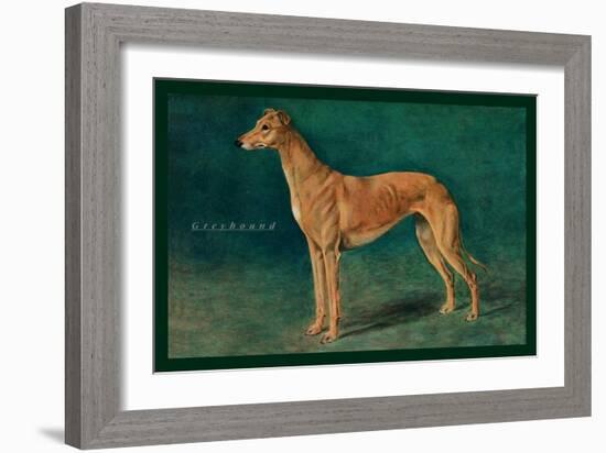 Coursing Greyhound-null-Framed Art Print