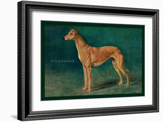 Coursing Greyhound-null-Framed Art Print