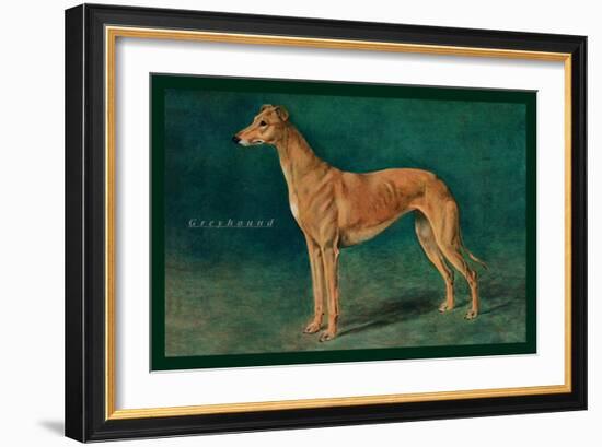 Coursing Greyhound-null-Framed Art Print