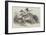 Coursing, Greyhounds-null-Framed Giclee Print