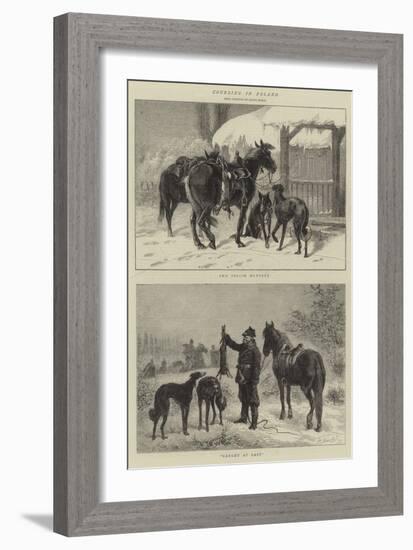 Coursing in Poland-Juliusz Fortunat Kossak-Framed Giclee Print