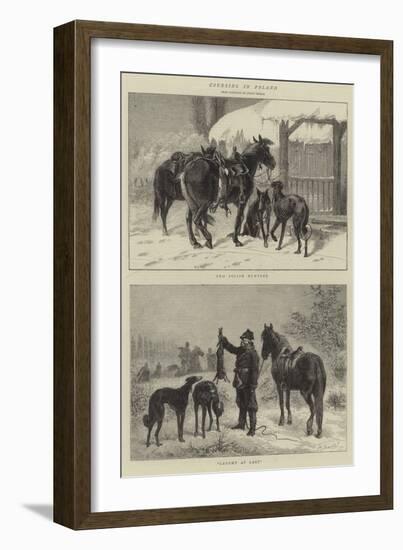 Coursing in Poland-Juliusz Fortunat Kossak-Framed Giclee Print