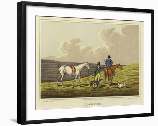 Coursing-Henry Thomas Alken-Framed Giclee Print