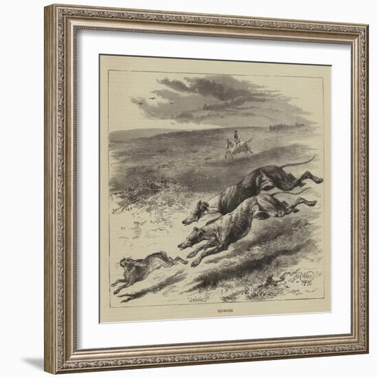 Coursing-Harrison William Weir-Framed Giclee Print