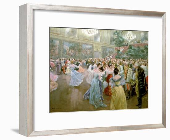 Court Ball at the Hofburg, 1900-Wilhelm Gause-Framed Giclee Print