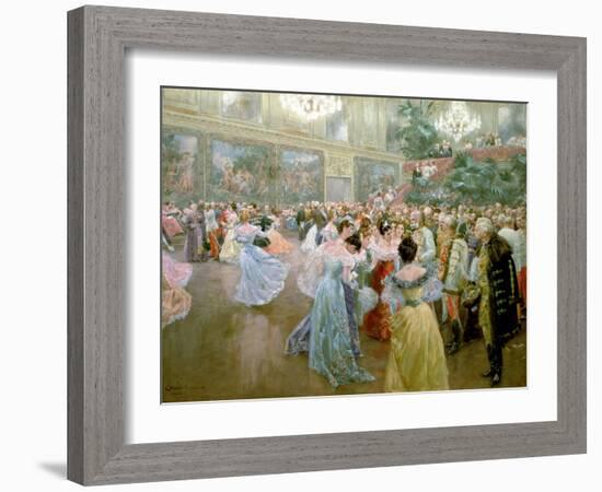 Court Ball at the Hofburg, 1900-Wilhelm Gause-Framed Giclee Print