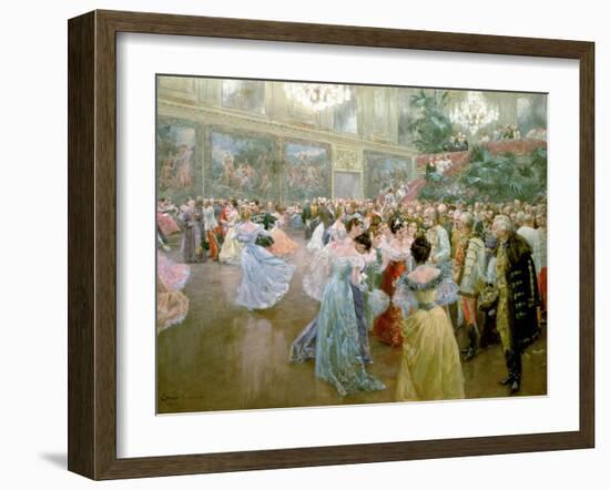 Court Ball at the Hofburg, 1900-Wilhelm Gause-Framed Giclee Print