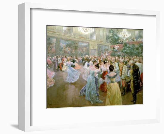 Court Ball at the Hofburg, 1900-Wilhelm Gause-Framed Giclee Print