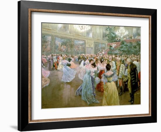 Court Ball at the Hofburg, 1900-Wilhelm Gause-Framed Giclee Print