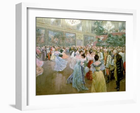 Court Ball at the Hofburg, 1900-Wilhelm Gause-Framed Giclee Print