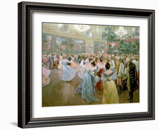 Court Ball at the Hofburg, 1900-Wilhelm Gause-Framed Giclee Print