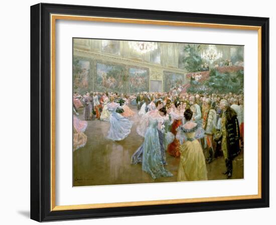 Court Ball at the Hofburg, 1900-Wilhelm Gause-Framed Giclee Print