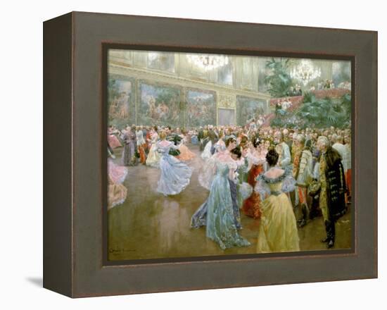 Court Ball at the Hofburg, 1900-Wilhelm Gause-Framed Premier Image Canvas