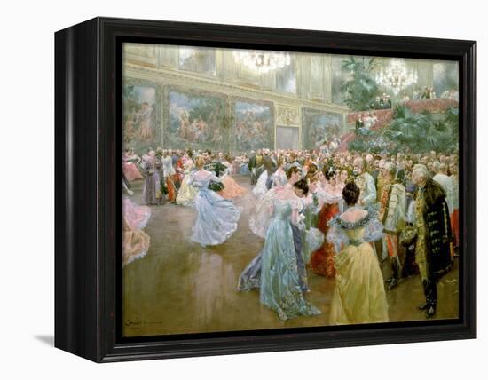 Court Ball at the Hofburg, 1900-Wilhelm Gause-Framed Premier Image Canvas