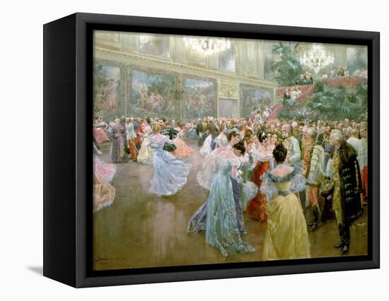 Court Ball at the Hofburg, 1900-Wilhelm Gause-Framed Premier Image Canvas