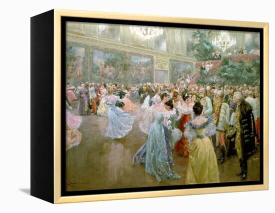 Court Ball at the Hofburg, 1900-Wilhelm Gause-Framed Premier Image Canvas