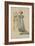 Court Dress, Fashion Plate from Ackermann's Repository of Arts (Coloured Engraving)-English-Framed Giclee Print