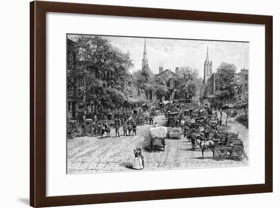 Court House Square, Lexington, Kentucky-null-Framed Giclee Print