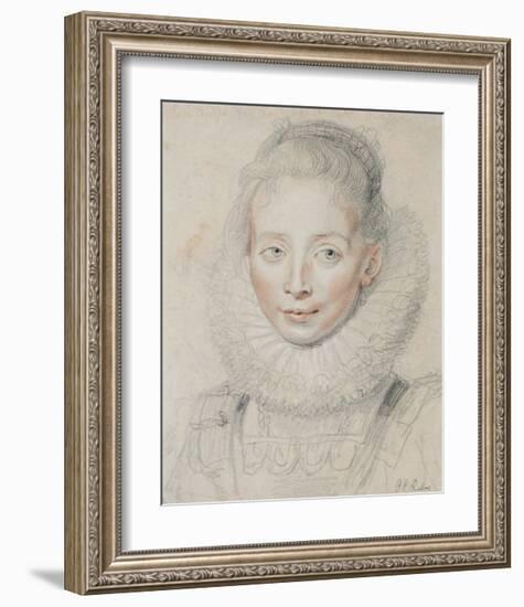 Court Lady of the Infant-Peter Paul Rubens-Framed Collectable Print