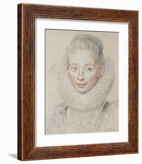 Court Lady of the Infant-Peter Paul Rubens-Framed Collectable Print