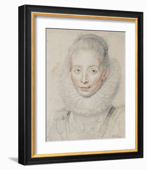 Court Lady of the Infant-Peter Paul Rubens-Framed Collectable Print