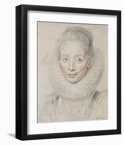 Court Lady of the Infant-Peter Paul Rubens-Framed Collectable Print