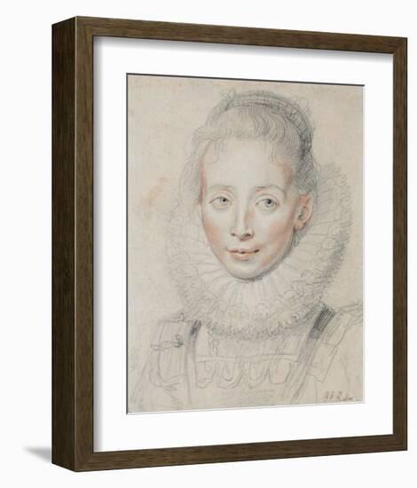 Court Lady of the Infant-Peter Paul Rubens-Framed Collectable Print