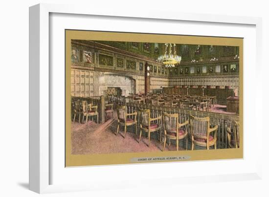 Court of Appeals, Albany, New York-null-Framed Premium Giclee Print