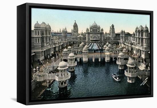 Court of Honour, Imperial International Exhibition, London, 1909-Valentine & Sons-Framed Premier Image Canvas