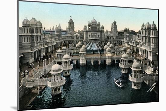 Court of Honour, Imperial International Exhibition, London, 1909-Valentine & Sons-Mounted Giclee Print