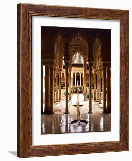 Court of the Lions, 14th century, Alhambra Palace, Spain-null-Framed Photographic Print