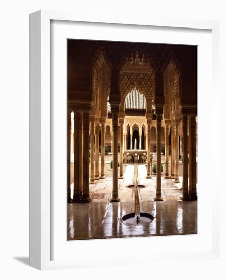 Court of the Lions, 14th century, Alhambra Palace, Spain-null-Framed Photographic Print