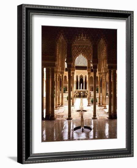 Court of the Lions, 14th century, Alhambra Palace, Spain-null-Framed Photographic Print