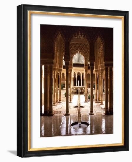 Court of the Lions, 14th century, Alhambra Palace, Spain-null-Framed Photographic Print