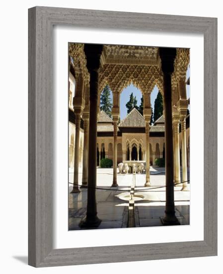 Court of the Lions, Alhambra Palace, Unesco World Heritage Site, Andalucia (Andalusia), Spain-James Emmerson-Framed Photographic Print