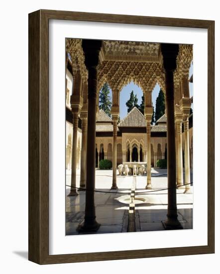 Court of the Lions, Alhambra Palace, Unesco World Heritage Site, Andalucia (Andalusia), Spain-James Emmerson-Framed Photographic Print