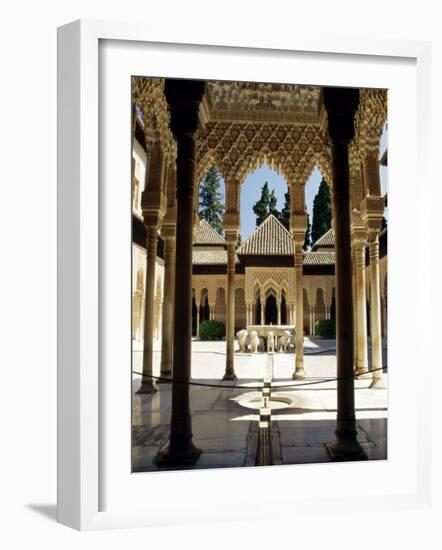 Court of the Lions, Alhambra Palace, Unesco World Heritage Site, Andalucia (Andalusia), Spain-James Emmerson-Framed Photographic Print