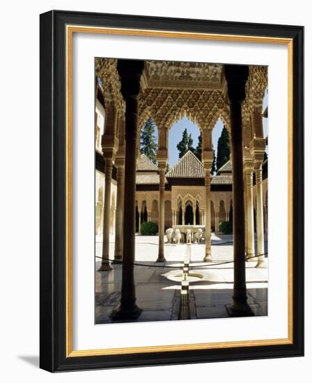 Court of the Lions, Alhambra Palace, Unesco World Heritage Site, Andalucia (Andalusia), Spain-James Emmerson-Framed Photographic Print