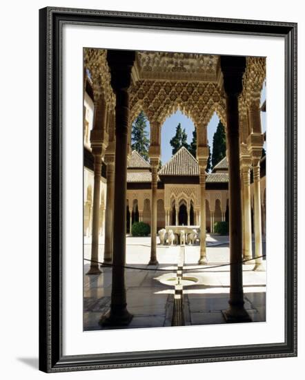 Court of the Lions, Alhambra Palace, Unesco World Heritage Site, Andalucia (Andalusia), Spain-James Emmerson-Framed Photographic Print