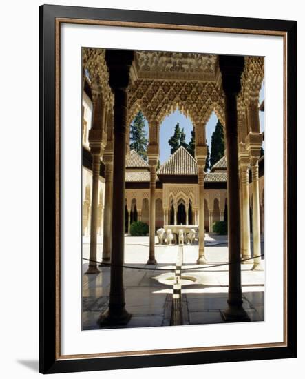 Court of the Lions, Alhambra Palace, Unesco World Heritage Site, Andalucia (Andalusia), Spain-James Emmerson-Framed Photographic Print