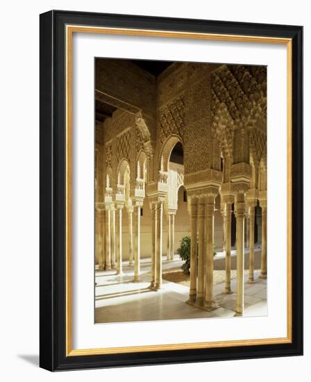 Court of the Lions, Alhambra, Unesco World Heritage Site, Granada, Andalucia, Spain-Michael Busselle-Framed Photographic Print