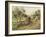 Court of the Mother Lucien, Eragny-Camille Pissarro-Framed Giclee Print